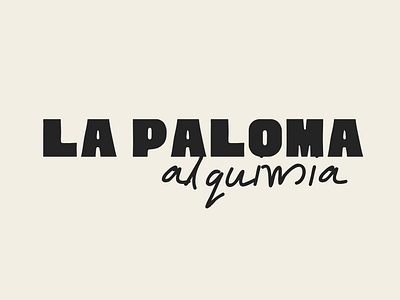 La Paloma Logo branding hand drawn logo logo logo design minimal minimalist logo