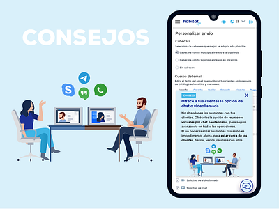 Illustration tip application design illustration information mobile social network software tip ui uidesign user interface vector