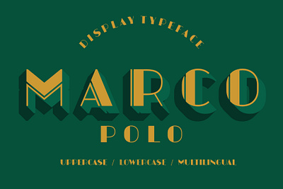 Marcopolo Deco Font deco deco font decorative font display font font neuron typography