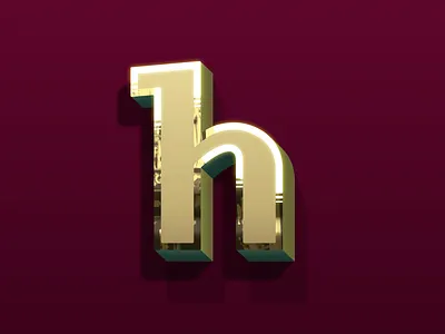 H drop cap dropcap dropcaps foil gold foil h hot foil letter letter design letter h lettering reflection retro retro type shadow type type typography vintage design vintage type vintge