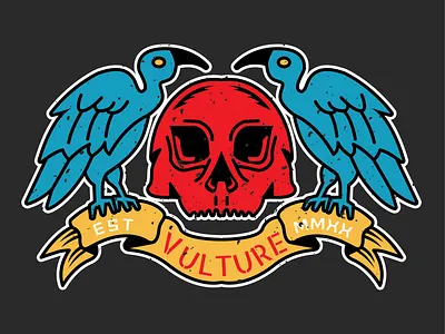 vulture design illustration skull skull art skull logo skulls vector