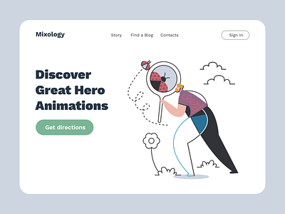 Mixology Animated III after effects animation design discover ladybug motion motion design svg ui ui8 ux