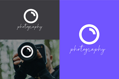 Photography Logo branding creative design flat icon illustration logo design minimal typography ui ux