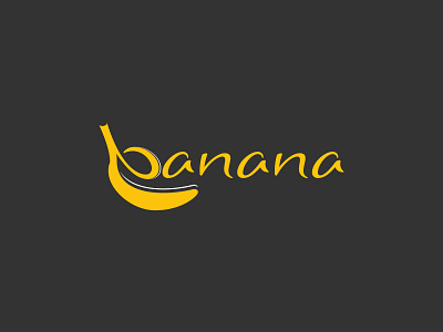 Banana banana logo vector