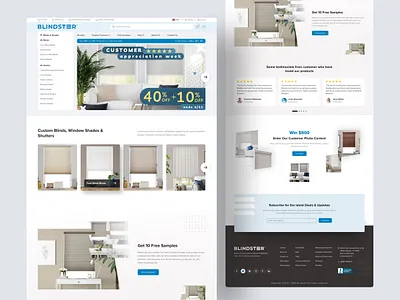 Blindster Web UI Redesign Concept anik deb clean website grapeslab homepage landing page minimal web minimal web design ui design uiux designer web web design webdesign website website builder website concept website design website design agency website development website template websites
