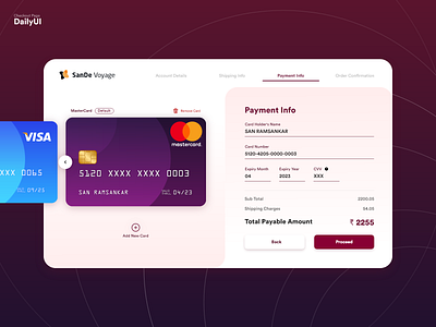 002 Checkout Page 002 almatho checkout page creditcard dailyui dailyui 002 dailyuichallenge design mastercard payment form ui visa visual