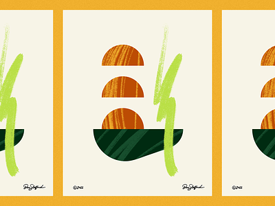 You Art What You Eat art avocado ben stafford digital food geometric healthy illustration paint painting print texture