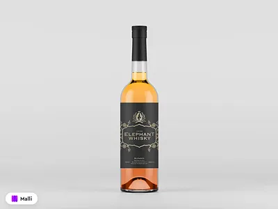 Free Bottle with Label Mockup botlle bottle bottle design bottle label bottle mockup bottles download mockup free freebie freebies label label design labeldesign labels mock up mockup mockup design mockup psd mockup template mockups