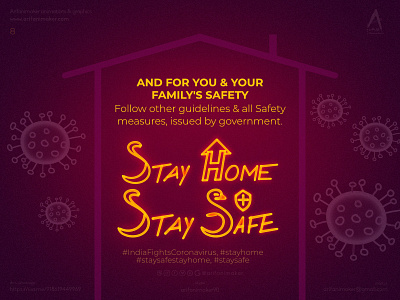 Coronavirus prevention- poster #8 Stay Home, Stay Safe coronavirus coronavirus prevention cover artwork life shutdown lockdown pandemic prevention safety stay home stay safe