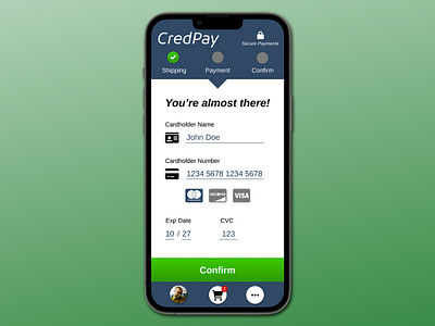 Credit Card Checkout app daily ui design mobile ui ux