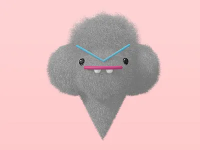 Poot c4d character design cinema 4d poot