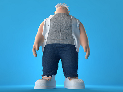 Character dynamic design c4d