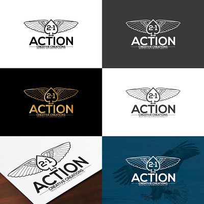 Wings logo agency agency logo bird bird logo black companylogo corporate logo design fly fly logo logo logo design logodesign vector white wings wings logo