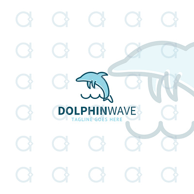 Dolphin Logo amusement animal brand design brand identity design designer dolphin dolphins entertainment festival fish graphic logo ocean sea vector