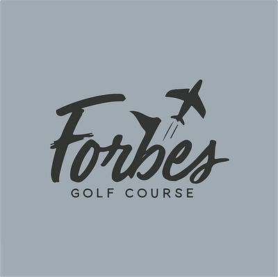 Forbes Field Golf Course branding design flat icon illustration illustrator logo minimal typography vector