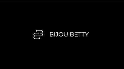 Bijou Betty Logo branding design emblem icon illustration lettering logo minimal typography vector