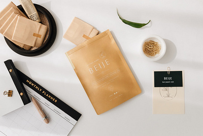 Beije branding design logo packaging typography