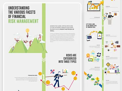 Risk Management Landing Page clean clean ui creative homepage illustration art illustrations landing page minimal modern design money management product design risk timeline typogaphy ui user experience design user interface design ux visual design white