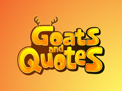 Gaming Logo artwork game gaminglogo goats graphicdesign illustraion logo design logos quotes ui