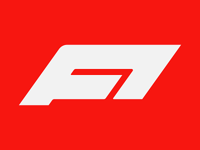 Formula One Logo branding dynamic logo mark negative space racing sports typography