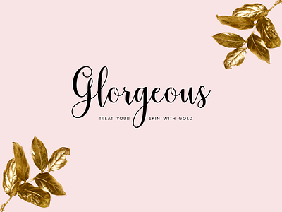 Glorgeous calligraphy logo logotype