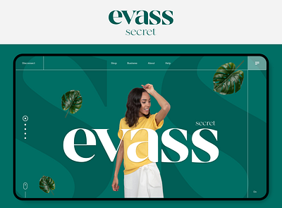 Evass Secret Logo branding design graphic graphic design logo web webdesign website website design