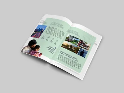 Brochure- Sanghvi Edge apartment branding brochure brochure layout creative design designer fresh grid grid design home identity india mumbai new real estate room theory ui