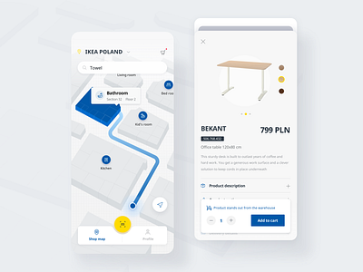 Ikea shop map app concept app design fireart fireartstudio mobile ui ux