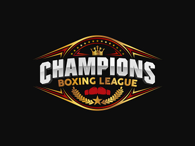 Champions Boxing League Logo 99designs badge logo branding charming design flat flat design logo patch design sleek vector