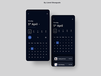 Daily Events- Dark Theme adobexd app design dailyui dark mode dark ui mobile mobile app mobile app design mobile ui ui uidesign