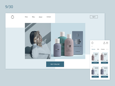 Challenge 9/30 challenge concept cosmetics daily challange ecommerce shop shopping app ui ui design