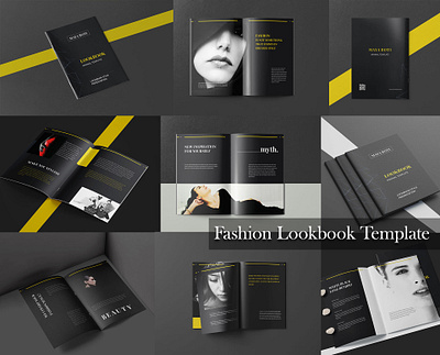 Minimal Fashion Lookbook | Indesign Template banner design branding company profile creative design lookbook design lookbook template template builder template design templatedesign templates