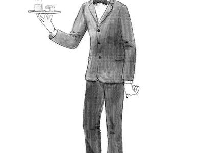 Addams Family - Lurch addams addams family character character design costume illustration illustrator line art lurch penwork