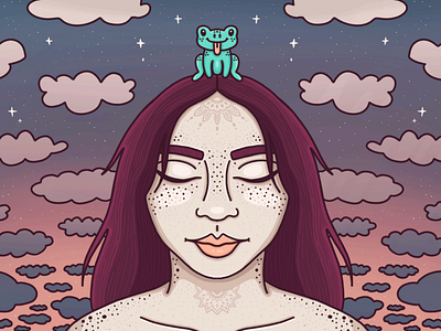 Pastel Queen Illustration dribbble illustration illustrator