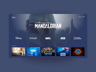 Disney+ design concept animated animation apple concept disney interface netflix principle principle app streaming tv ui uidesign