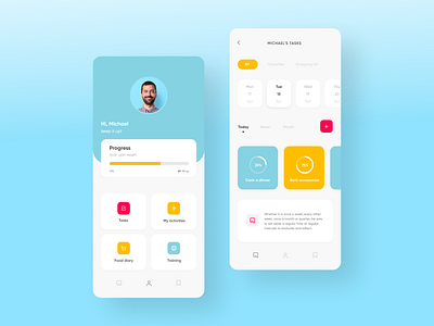 Healthsurance mobile app app diet app figma health healthcare mobile app todo app ui ux