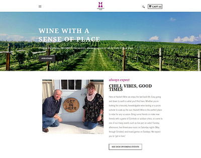 Winery Website Design E-Commerce branding design ecommerce web design website design winery