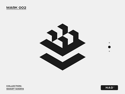DigitalCastle castle design digital geometric icon logo mark modern negative space negativespace shadow smart symbol