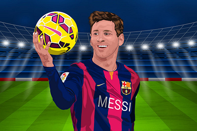 Lionel messi- Vector cartoon portrait cartoon character cartoon illustration digital illustration digitalart digitaldrawing illustraion portrait vector art vector design vector illustration vector portrait vectorartist