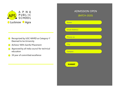 Landing Page branding dailyui day3 design illustration landingpage school ui vector web