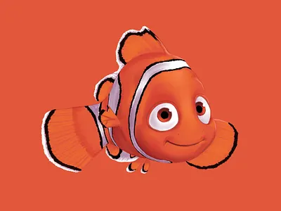 Nemo disney drawing illustration pixar procreate