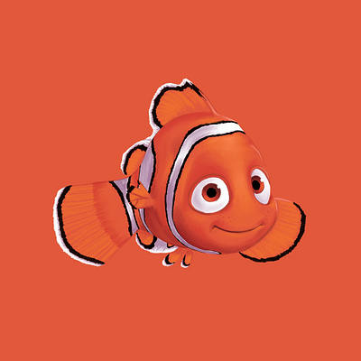 Nemo disney drawing illustration pixar procreate