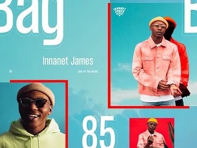 Jam of The Week | 85 album art album cover album cover art branding canadian hip hop design graphic design hiphop illustration innanet james jam of the week music music art pitchfork product design typography ui ux web website