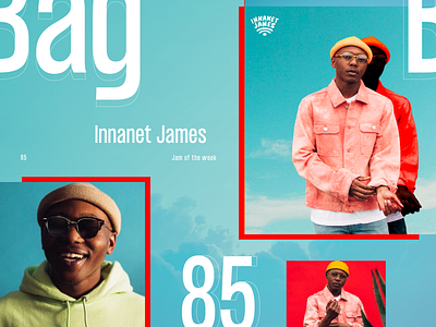 Jam of The Week | 85 album art album cover album cover art branding canadian hip hop design graphic design hiphop illustration innanet james jam of the week music music art pitchfork product design typography ui ux web website