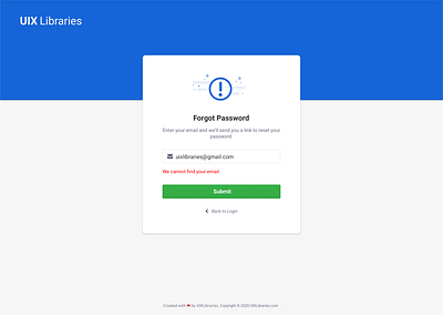 Forgot Password Page Design forgot forgot password free downloads free sketch freebies password password reset password reset page reset password