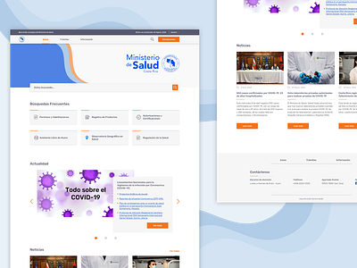 Ministerio de Salud de Costa Rica design goverment health improvement ui uidesign ux web