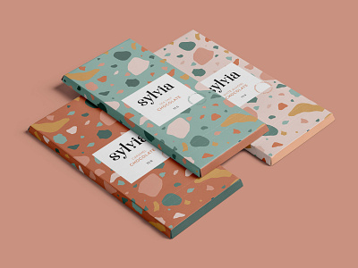 Sylvia Chocolate Branding art direction brand design brand identity branding branding design graphic design logo logo design package design packagedesign packaging packaging design packagingdesign pattern design