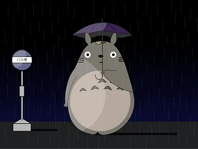 My Neighbor Totoro character colorful cute illustration mei miyazaki movie my neighbor totoro studio ghibli totoro