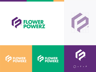 Flower Powerz - Logo Design branding cbd logo cbd oil design idenity identity identity design logo logo design logo mark logodesigner logomark mark symbol