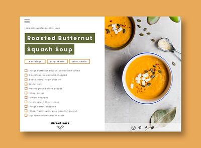 Recipes art branding color design type typography ui ux visual design